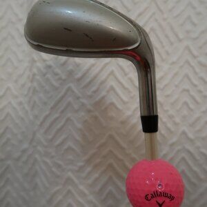 Lady Fairway #7 Golf Club Beer Tap Handle with Neon Pink Callaway Golf Ball